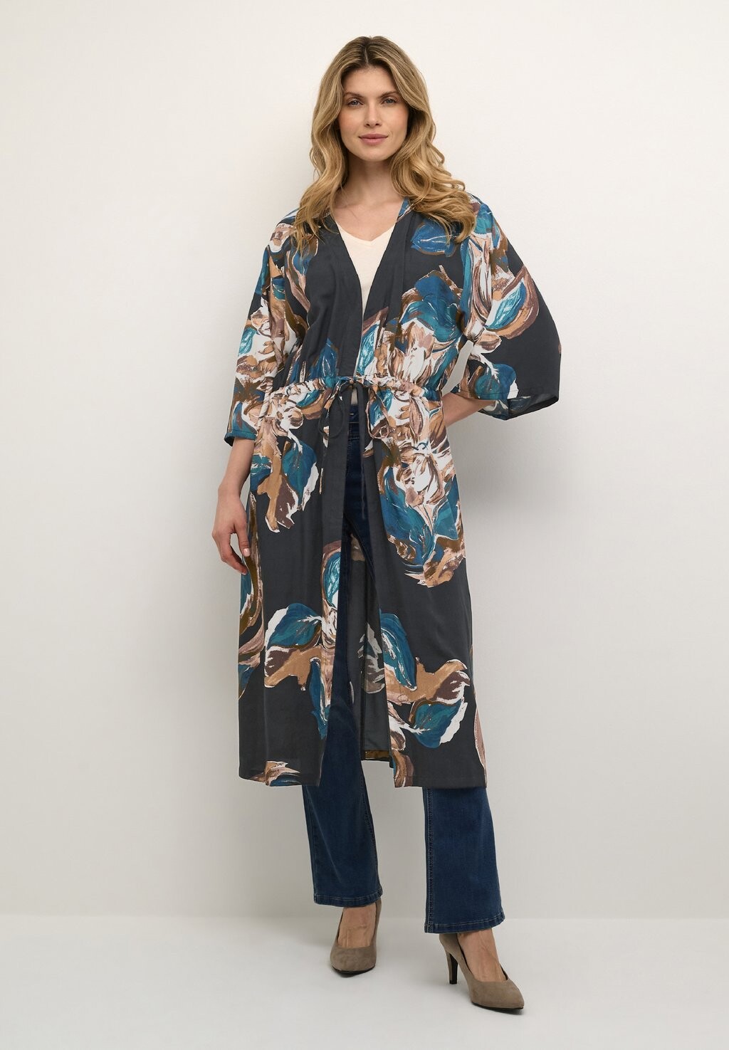 

Куртка Cream КИМОНО CRHARNIS, цвет aqural print black