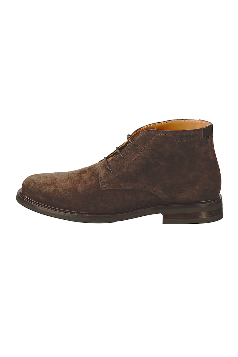 Замшевые ботинки на шнуровке Gant, коричневый