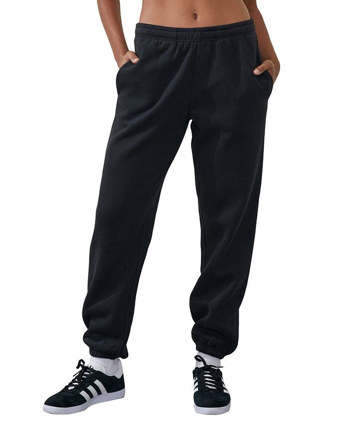 

Женские спортивные брюки из плюша из флиса COTTON ON, черный