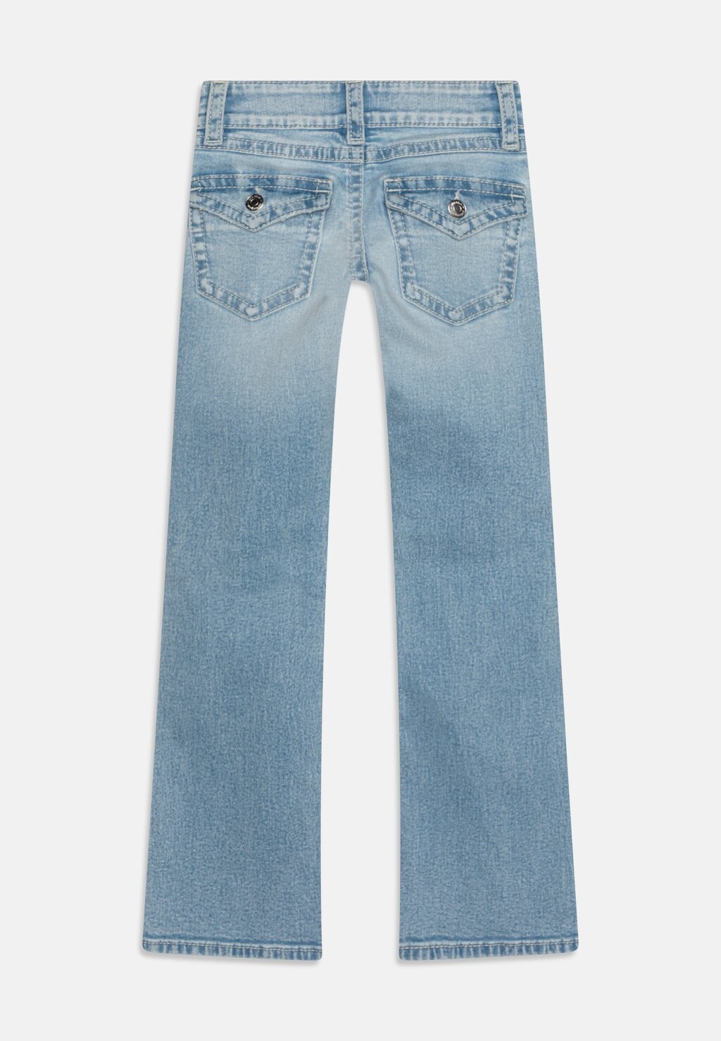 

Широкие джинсы Chunky Low Gina Tricot Young, светло-голубые