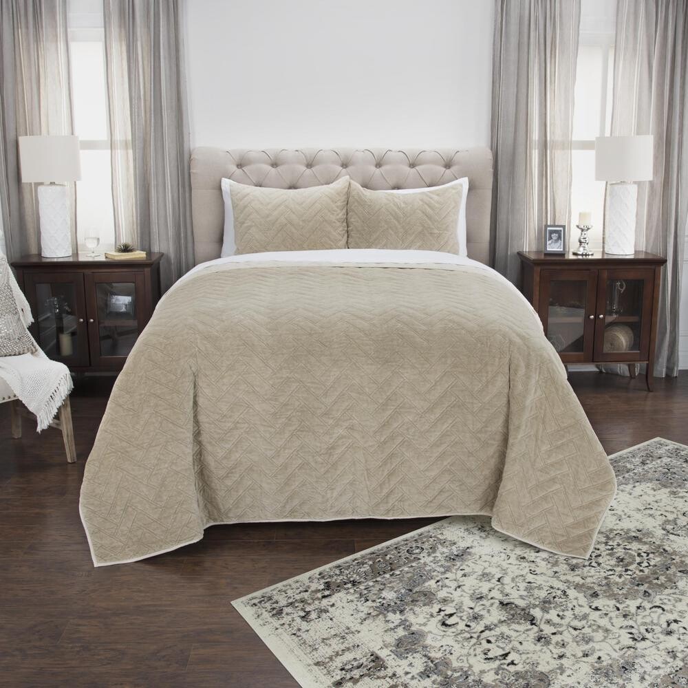 

Твердое одеяло Rizzy Home Transitional Donny Osmond с натуральным рисунком DOHBQ4722NT009092, цвет Multicolor
