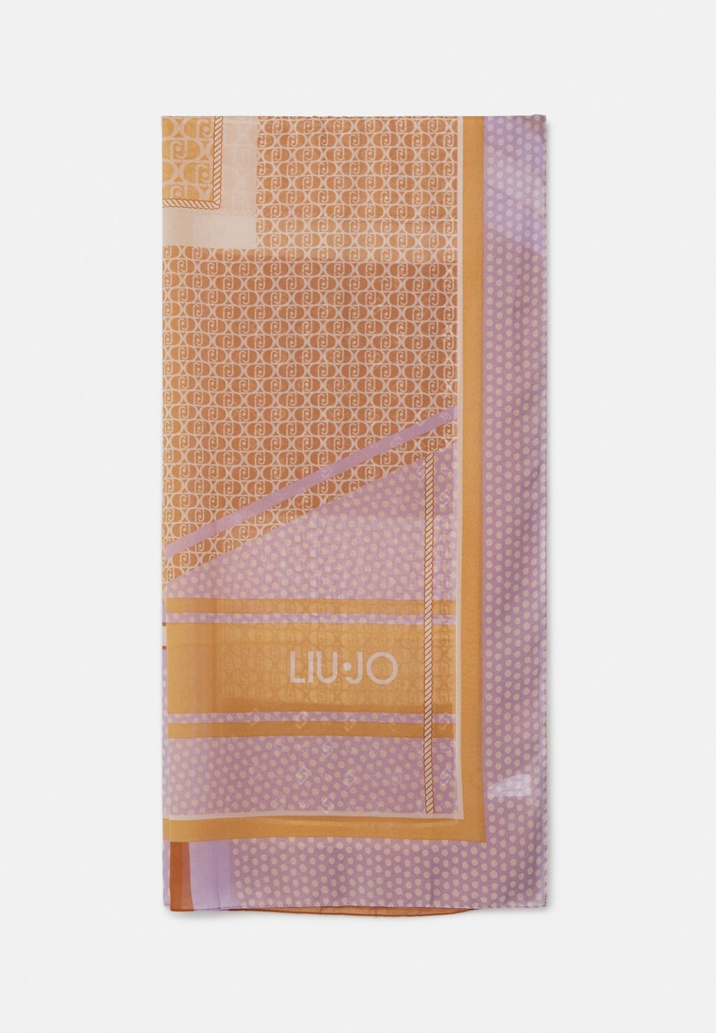 

Шарф Stola Geometric Log 90X180 LIU JO, цвет naturale