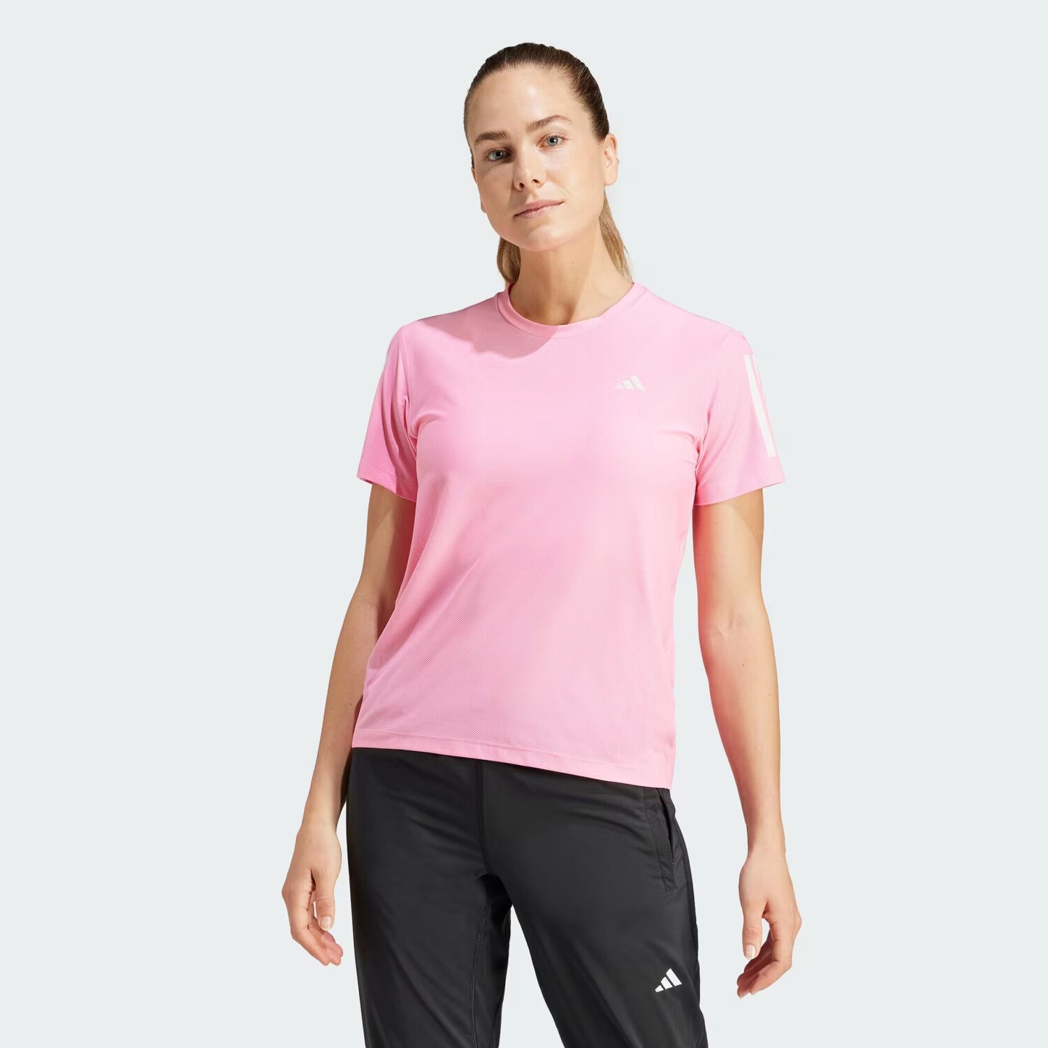 

Собственная футболка Run Adidas, цвет Bliss Pink