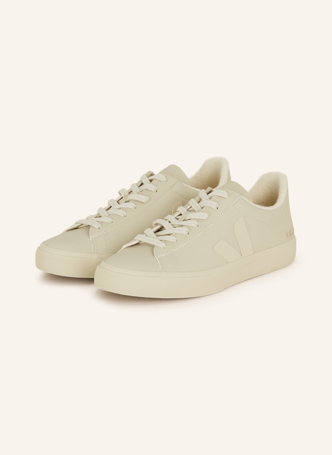

Кроссовки VEJA CAMPO WINTER mit Kunstfell, экру