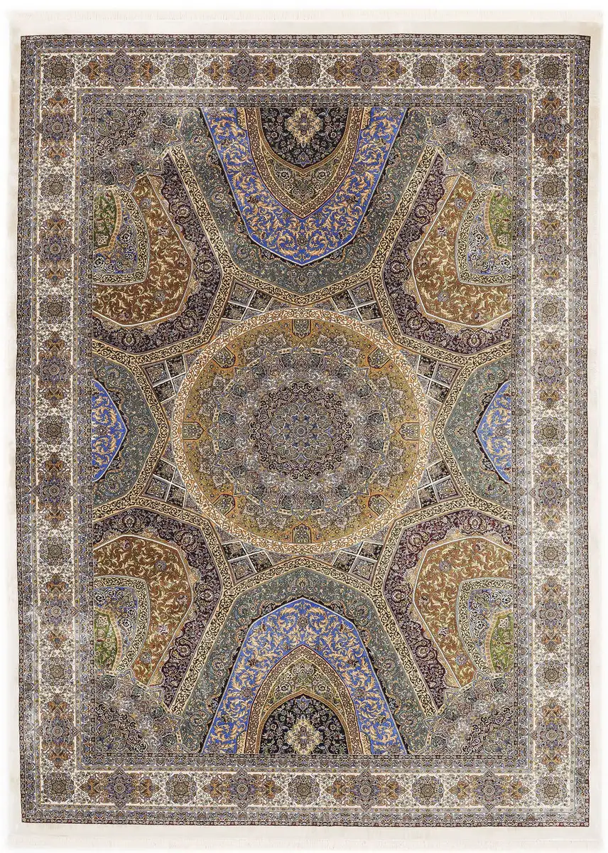 

OCI THE CARPET BRAND "SILK LINE SHAH ABBAS" ковер, прямоугольный, для гостиной OCI Die Teppichmarke 60х90 см, цвет multi