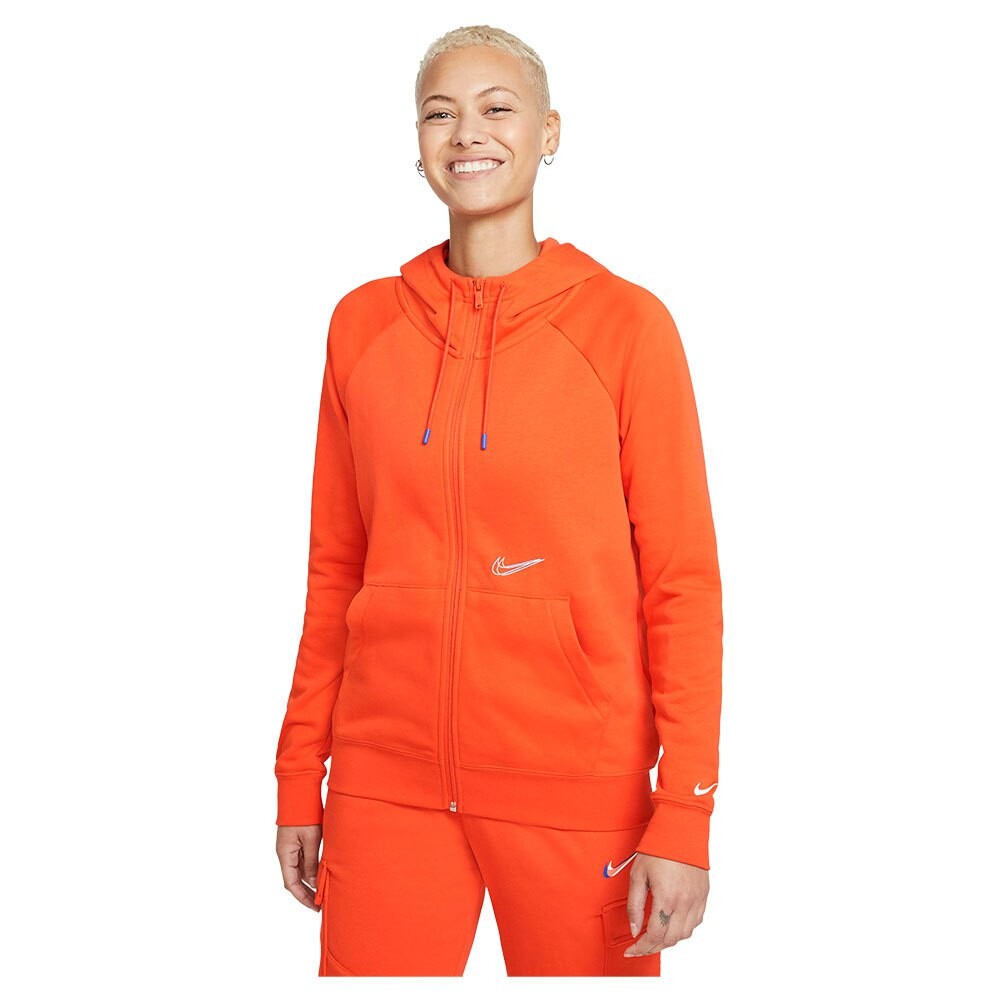 

Толстовка Nike Sportswear Essentials Print Full Zip, оранжевый