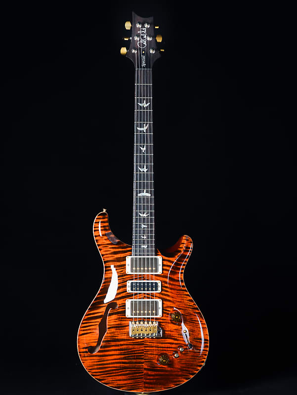 Электрогитара PRS Special Semi-Hollow with 10 Top and Hybrid Hardware - Orange Tiger