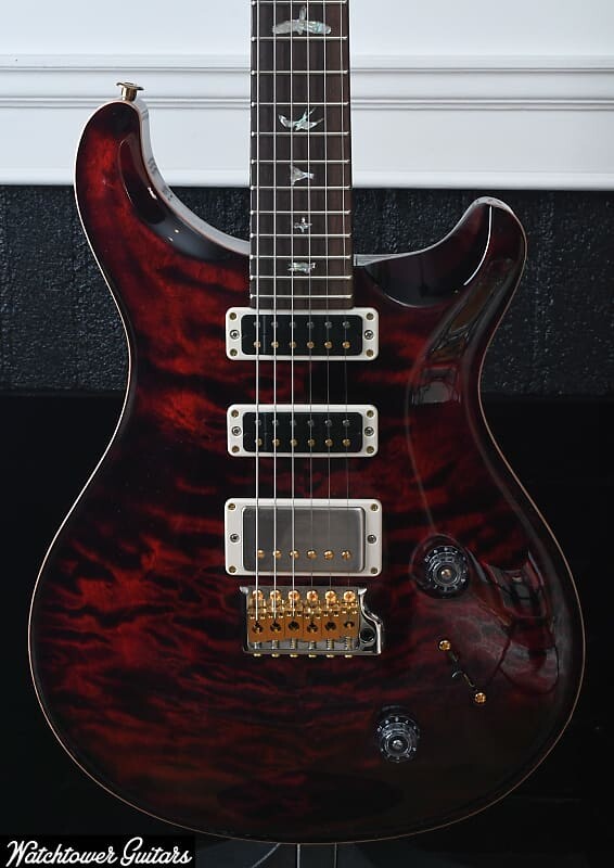 

Электрогитара Paul Reed Smith PRS Studio Wood Library 10 Top Quilt, Brazilian Board, Korina, Fire Red Burst