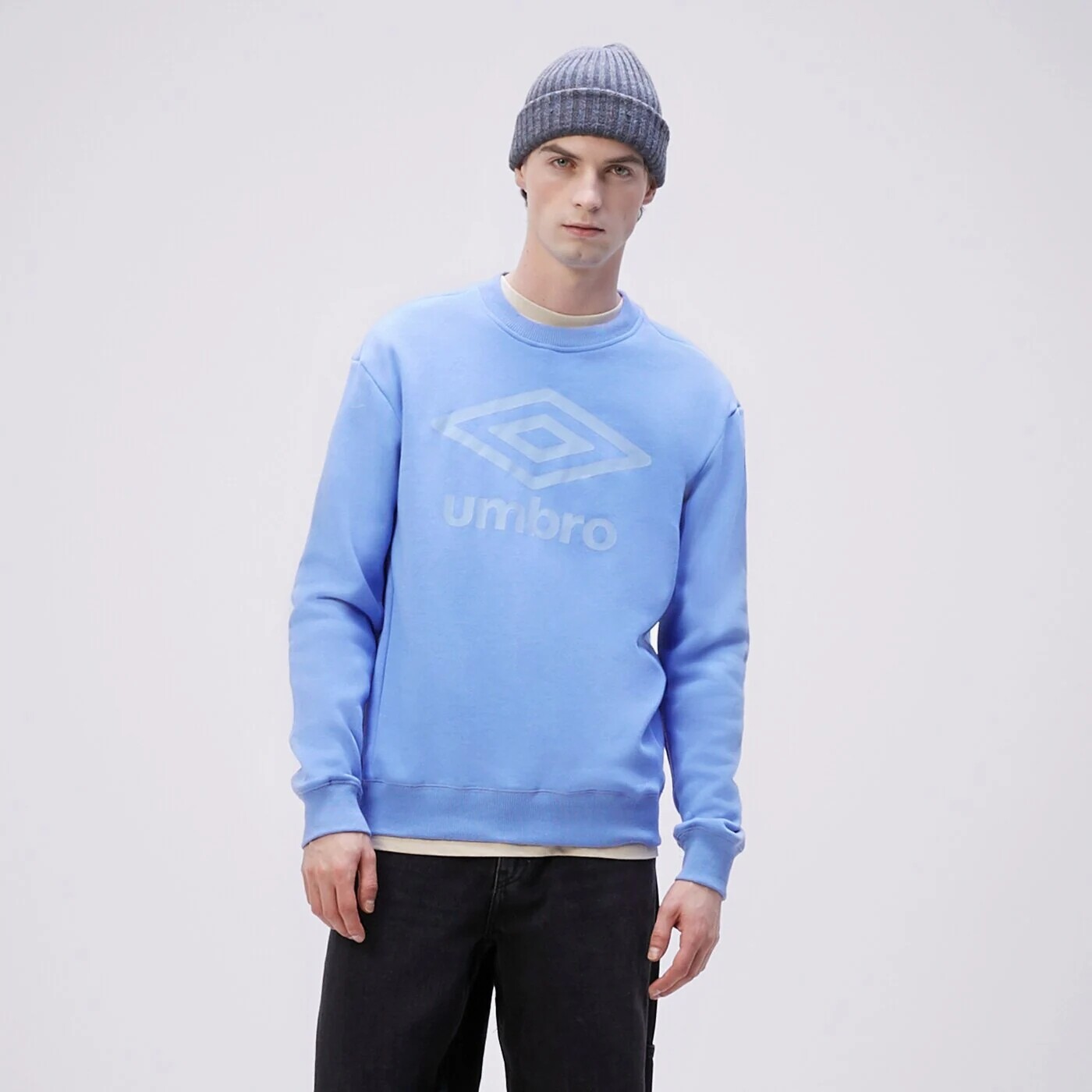 Свитшот Umbro с большим логотипом, синий