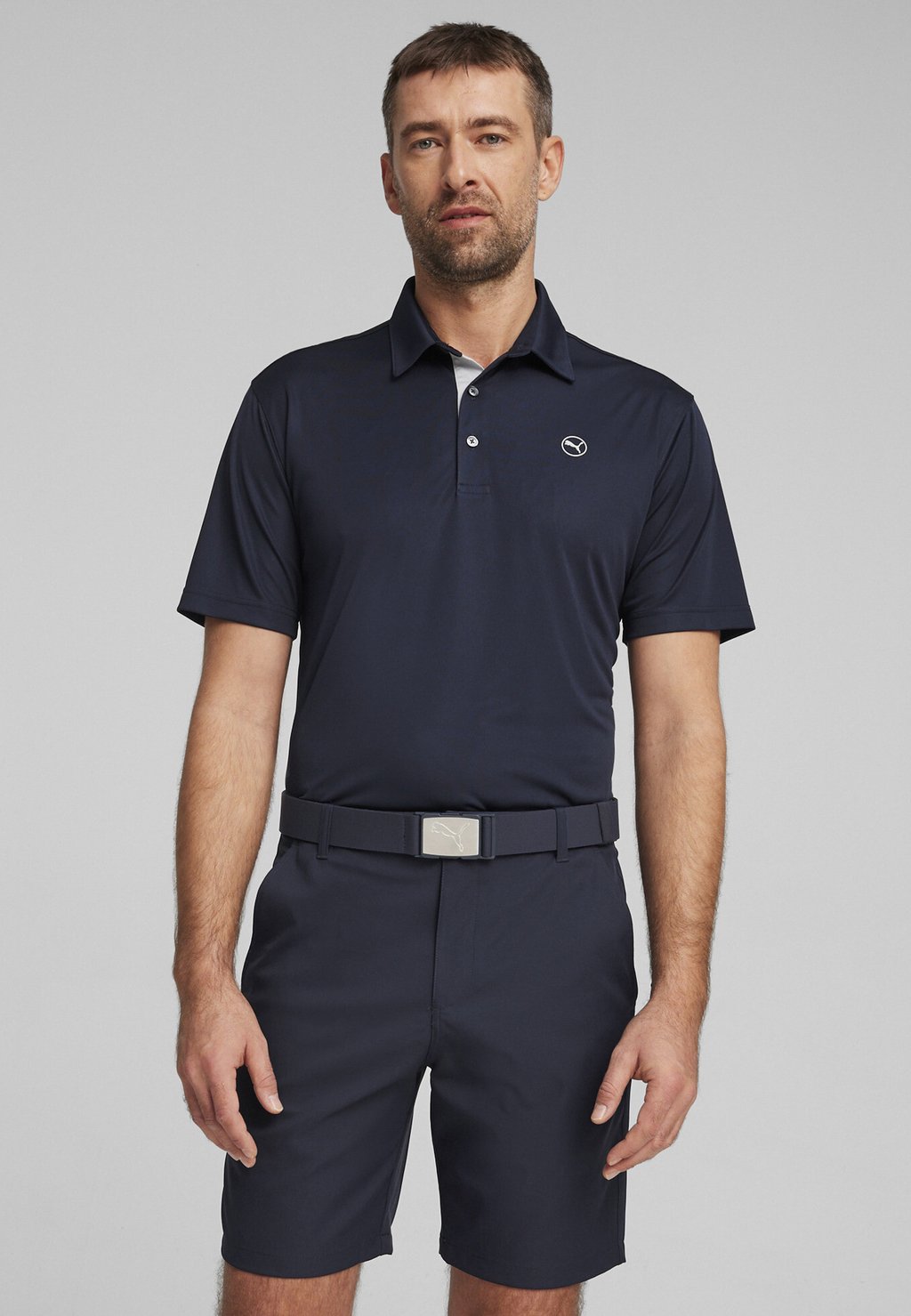 Рубашка-поло Pure Solid Puma Golf, цвет deep navy