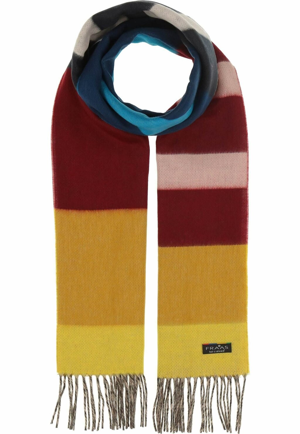 

Шарф STRIPES CASHMINK MADE IN GERMANY FRAAS, синий