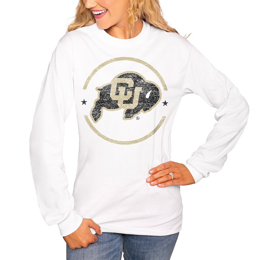 

Футболка с длинным рукавом Gameday Couture Colorado Buffaloes, белый