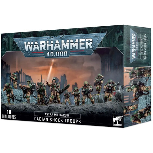 

Миниатюра Games Workshop Warhammer 40K: Astra Militarum - Cadian Shock Troops