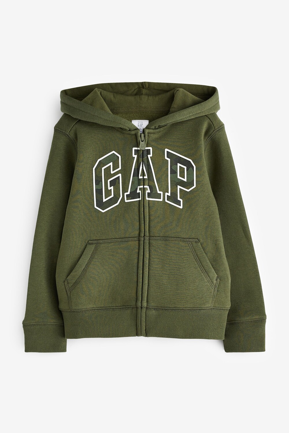 

Толстовка на молнии с логотипом Gap, зеленый