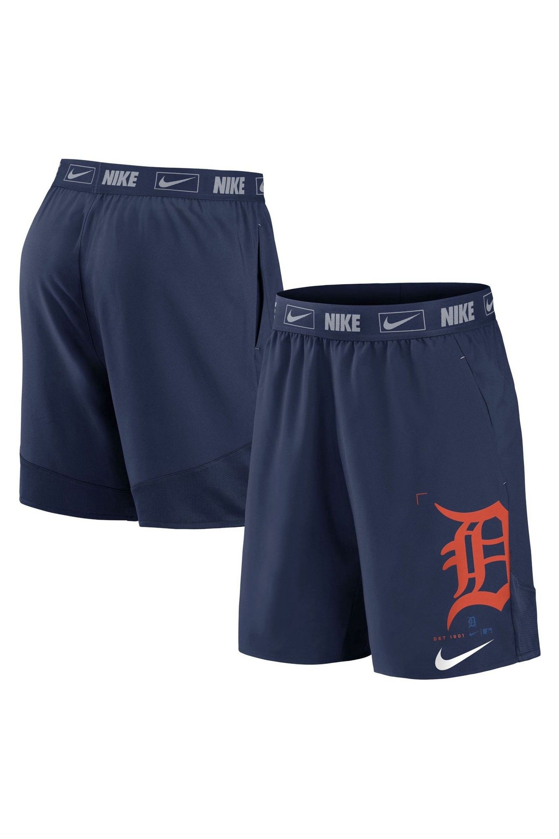 

Тканевые шорты Detroit Tigers Bold Express Nike, синий