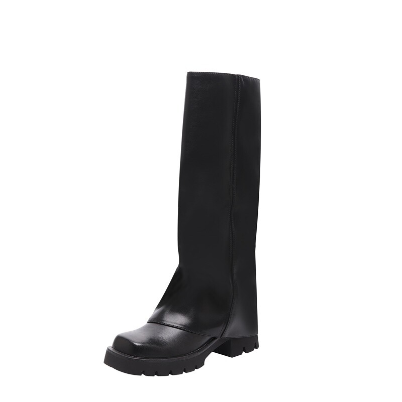 

Сапоги женские Bai Shiting, цвет Black soft skin
