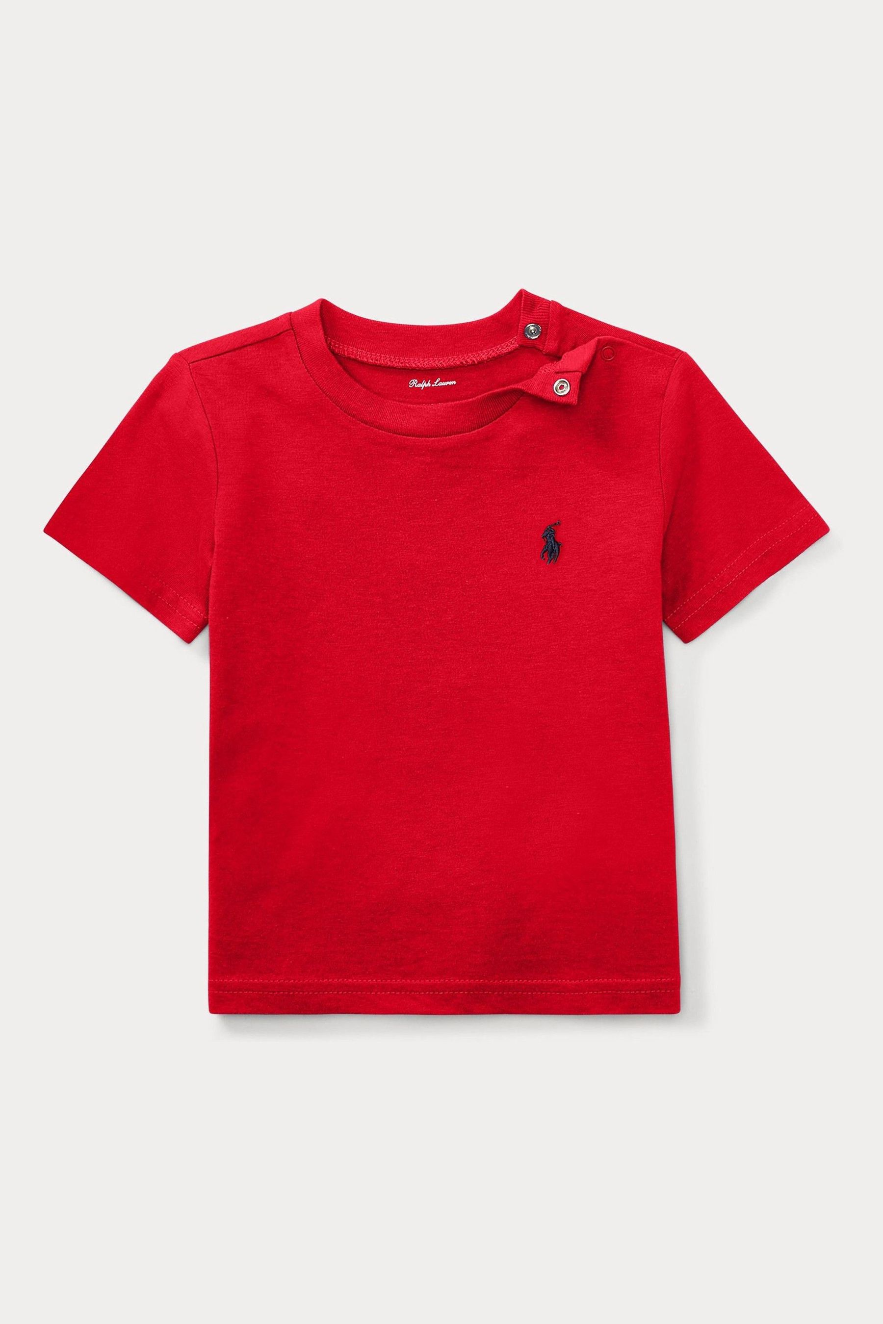 

Футболка Baby Jersey с логотипом Polo Ralph Lauren, красный