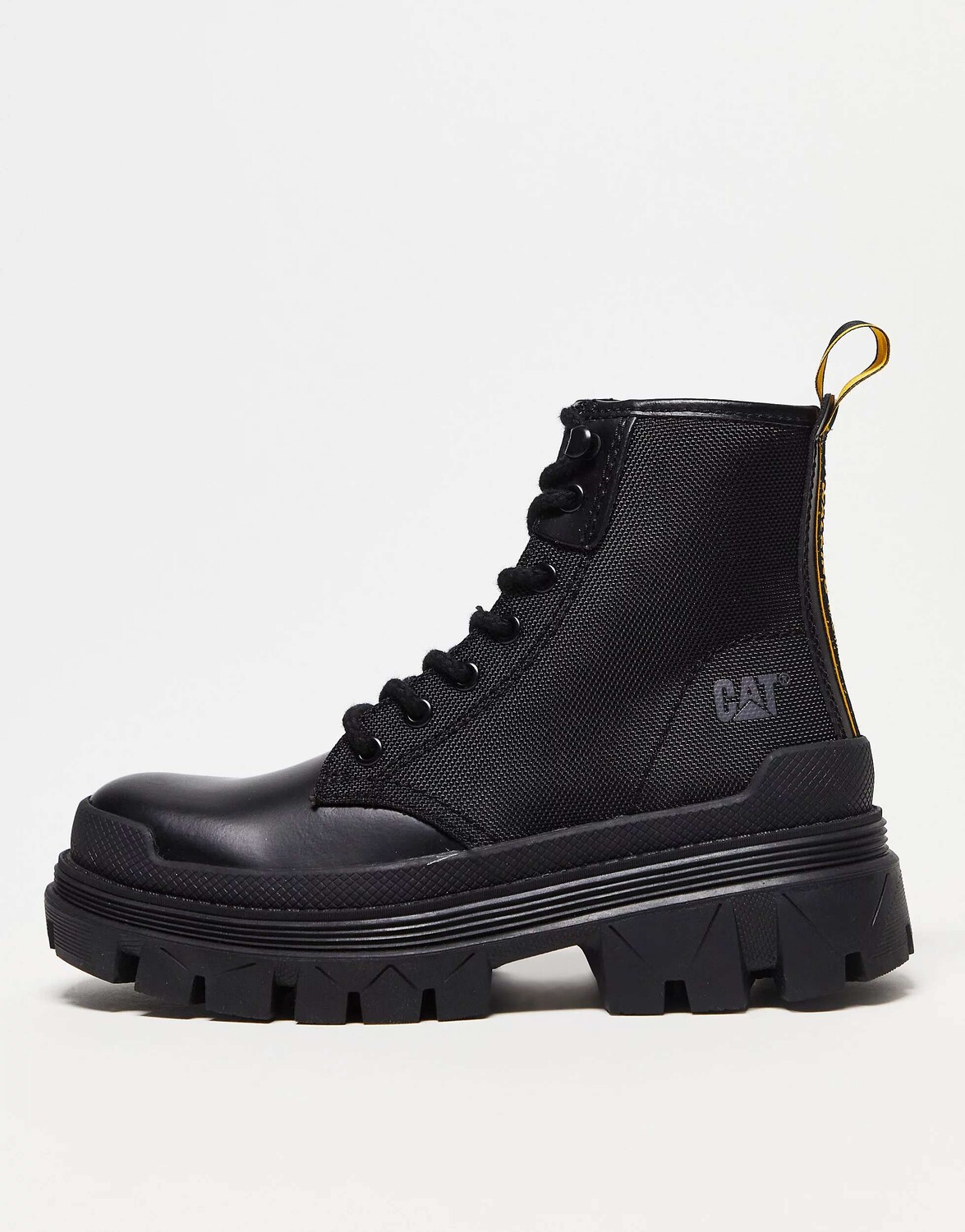

Черные ботинки на шнуровке CAT Hardwear Hi, Черный