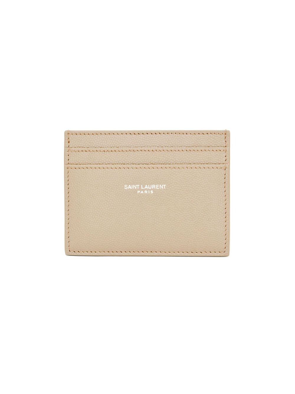 

Сумка для кредитных карт Saint Laurent Paris из кожи с тиснением Grain De Poudre Saint Laurent