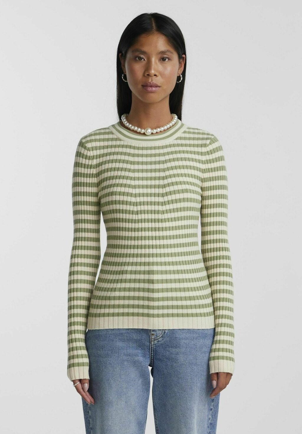 

Свитшот Pieces CRISTA LS O-NECK NOOS BC, цвет tea