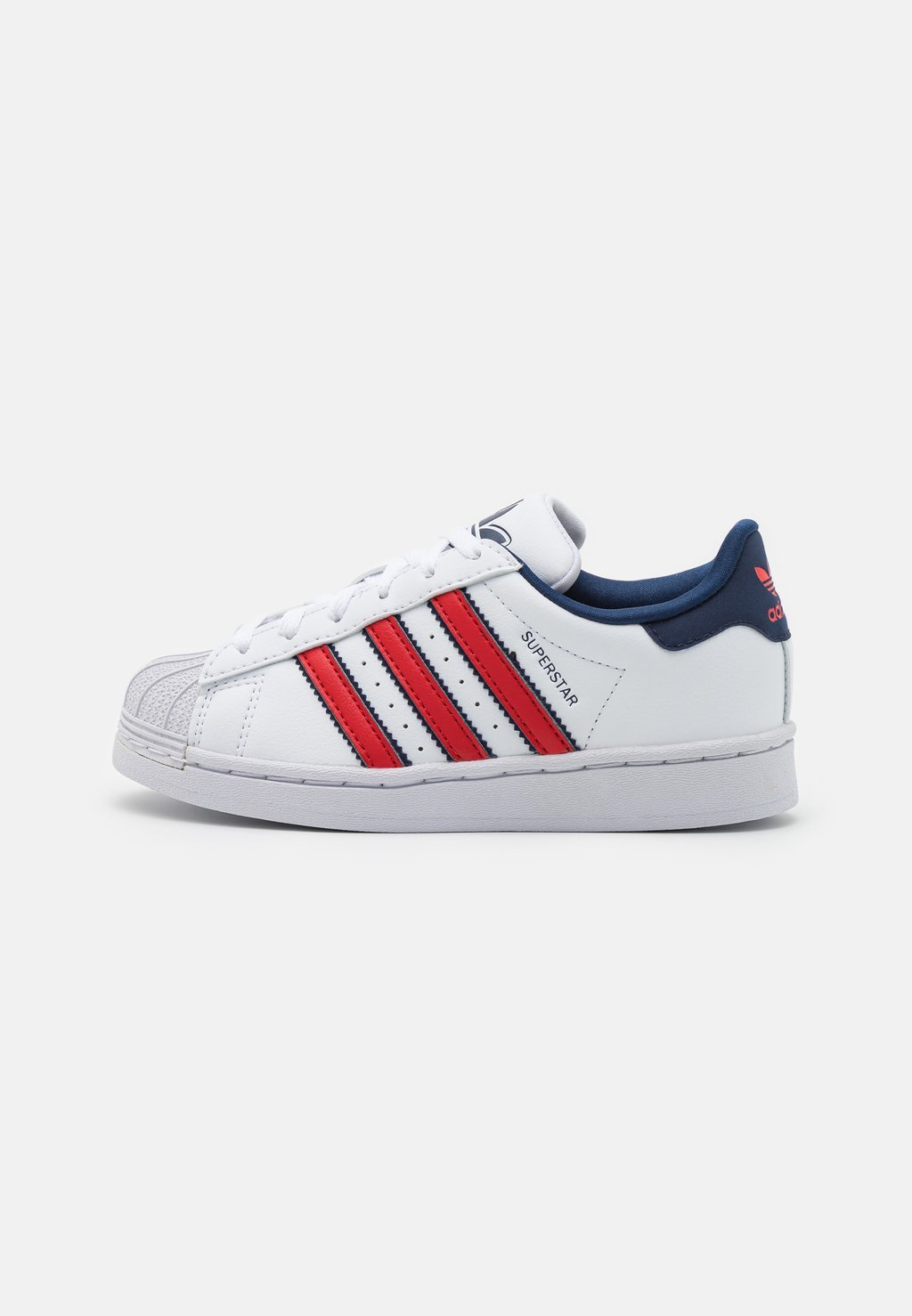 

Низкие кроссовки Superstar Unisex adidas Originals, цвет ftwr white/better scarlet/night indigo