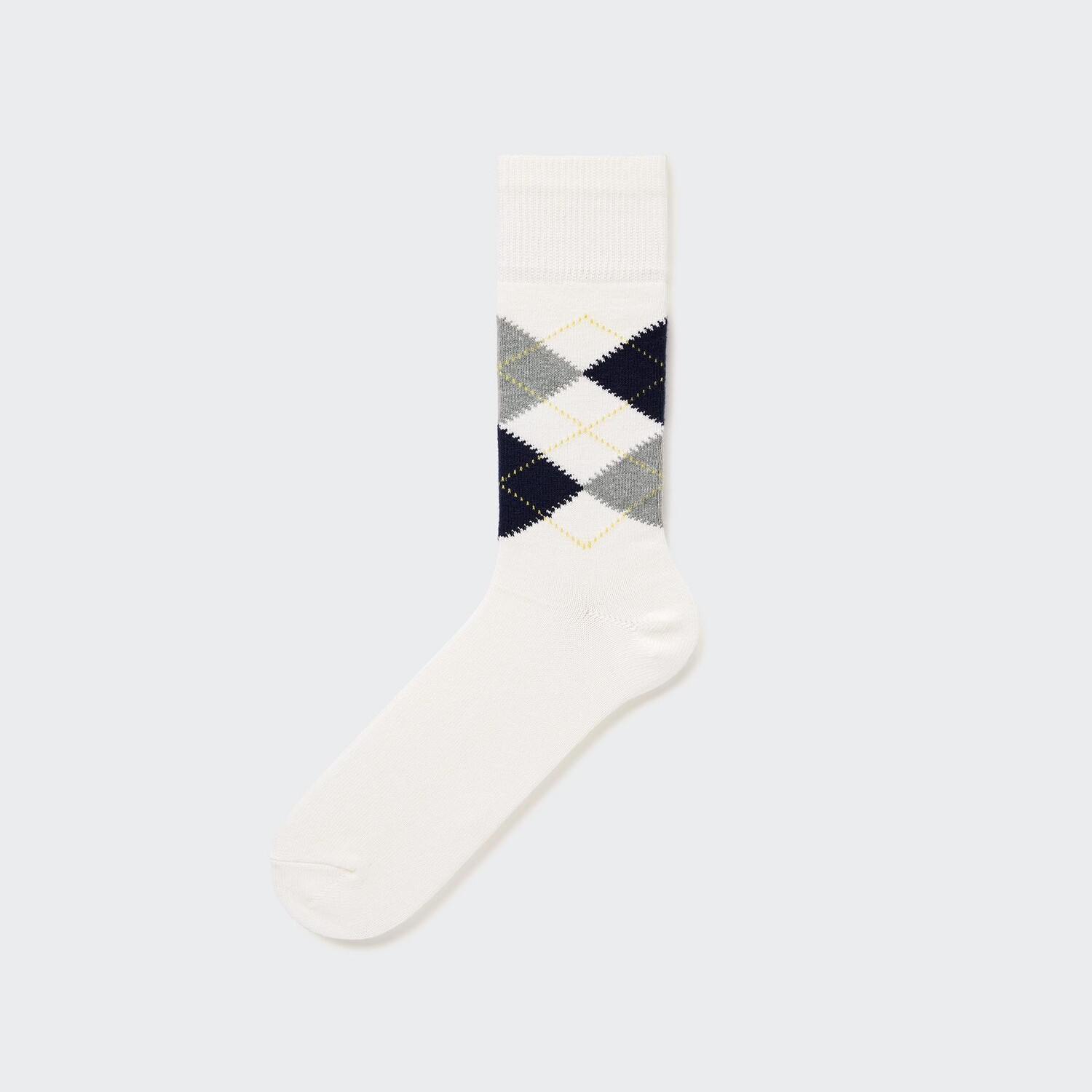 

Носки с узором Argyle Uniqlo, белый