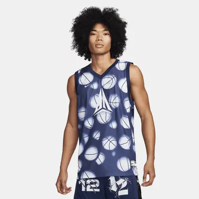 

Футболка Nike Ja, цвет Football Grey/White