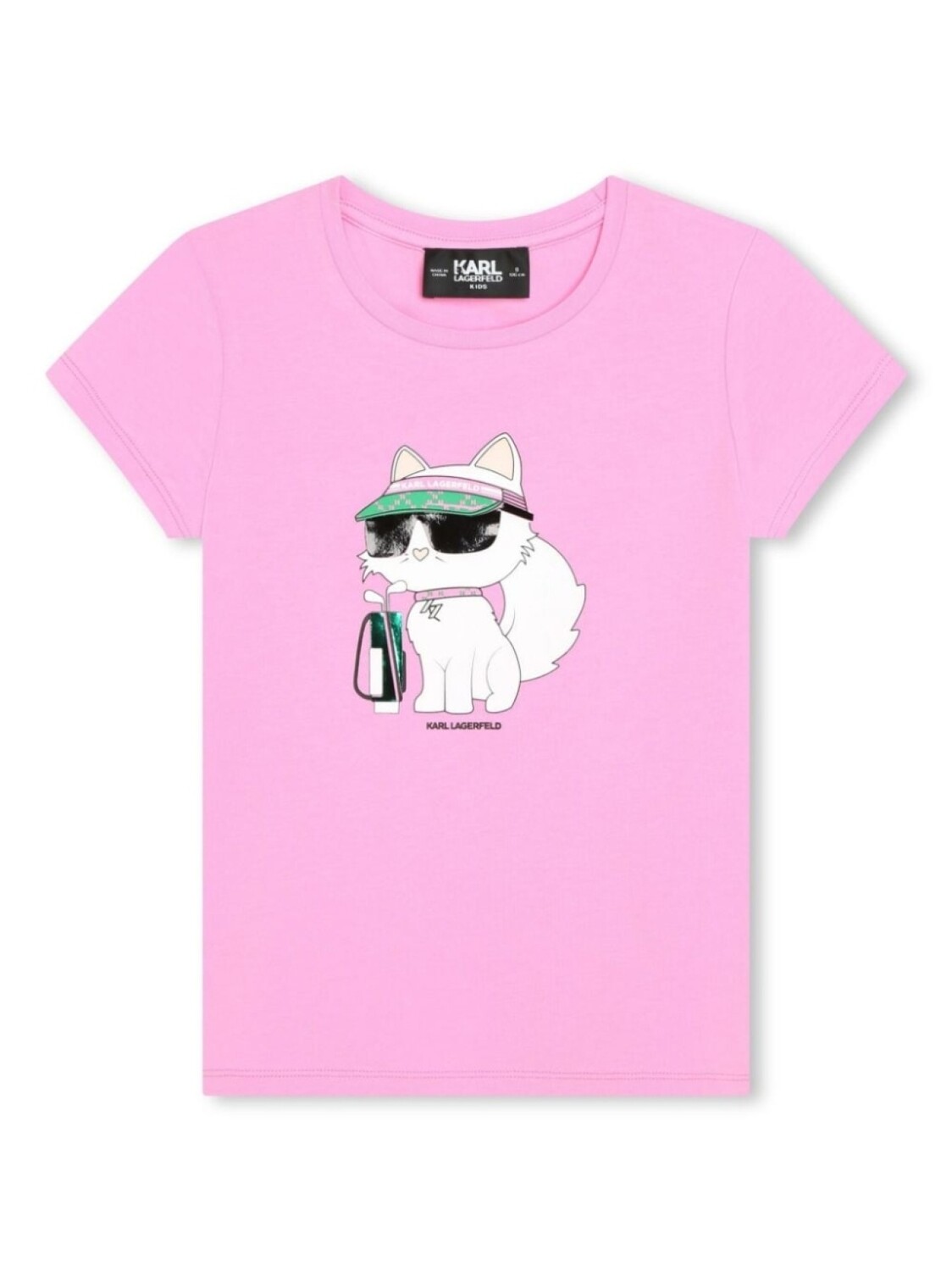

Karl Lagerfeld Kids футболка Choupette, розовый