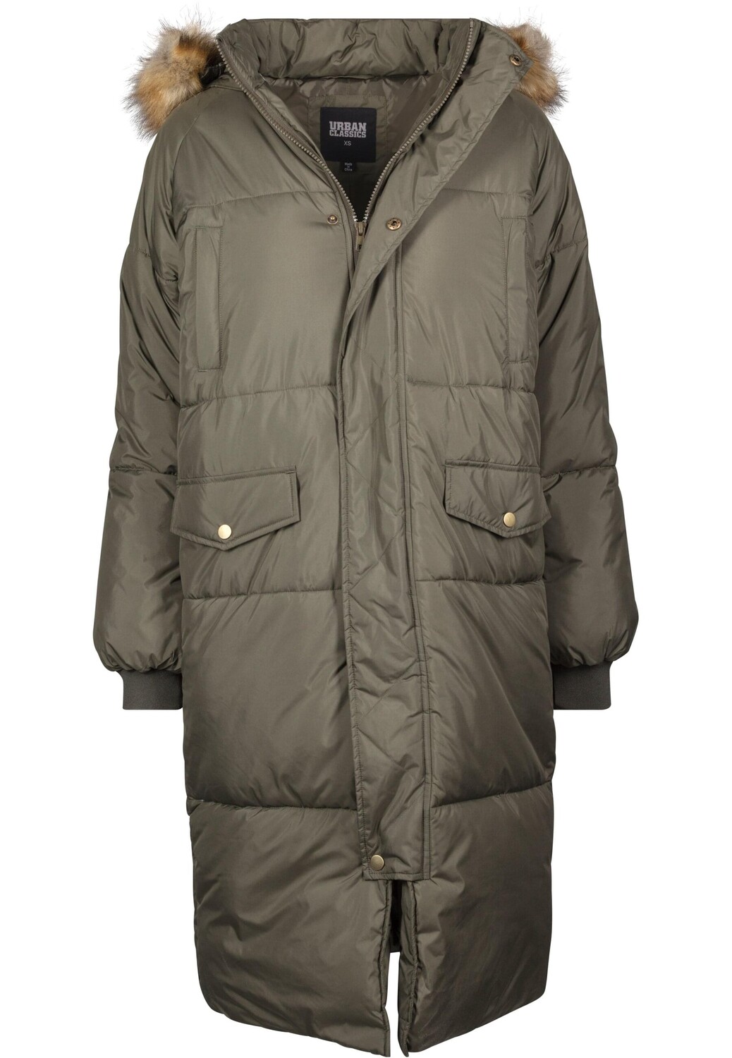 

Пуховик Urban Classics Puffer Jacken, оливково зеленый