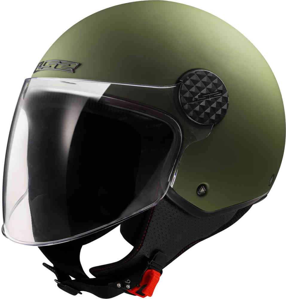 цена OF558 Sphere Lux II Твердый реактивный шлем LS2, олив мэтт