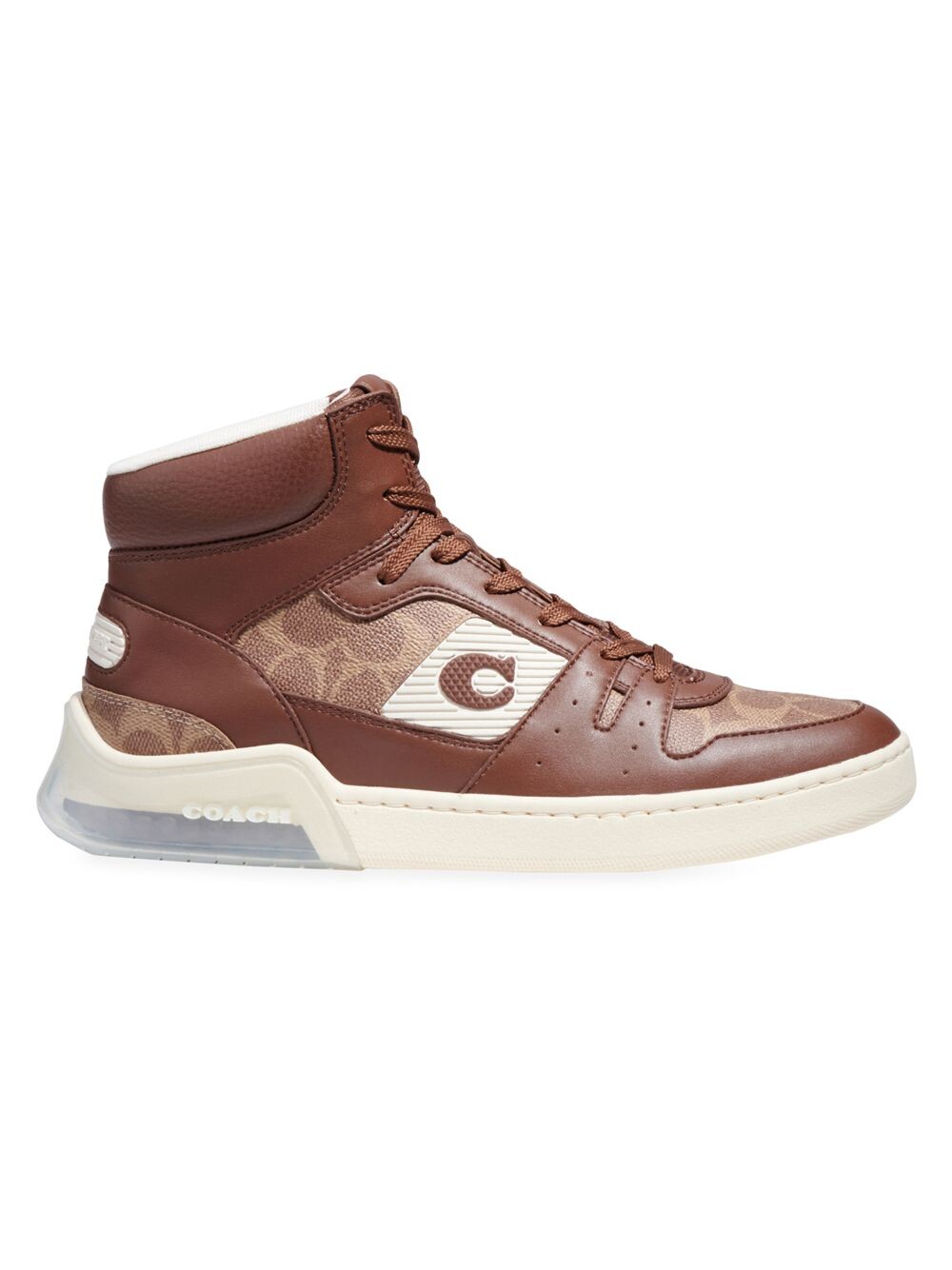 

Высокие кроссовки Citysole Signature из ткани и кожи COACH