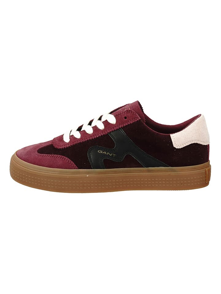 

Низкие кроссовки GANT Footwear Leder Carroly, цвет rot/schwarz