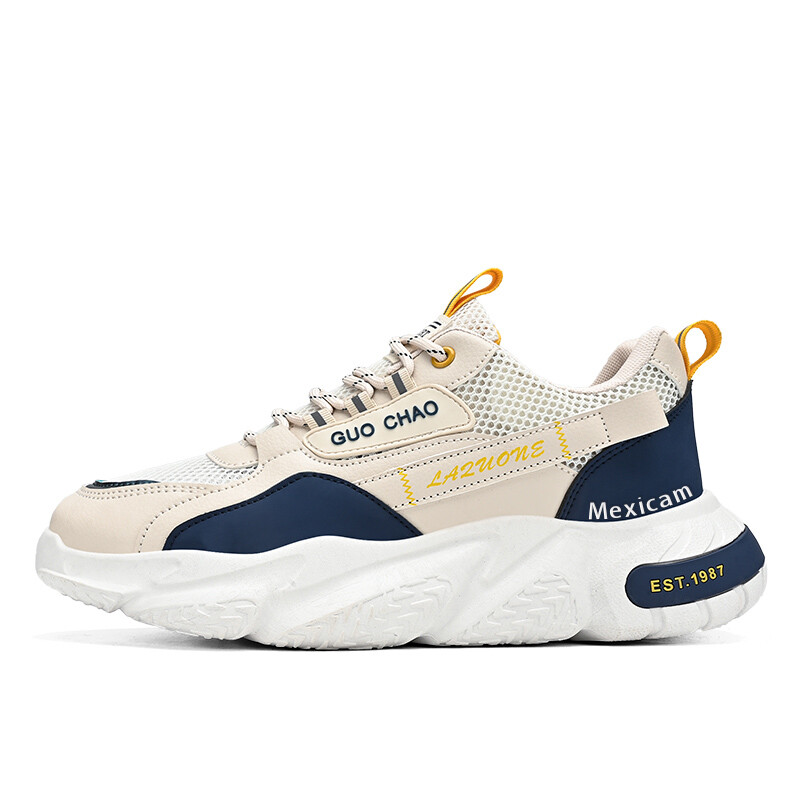 

Кроссовки мужские Lifestyle Shoes Men Low-Top Mexican, бежевый/зеленый
