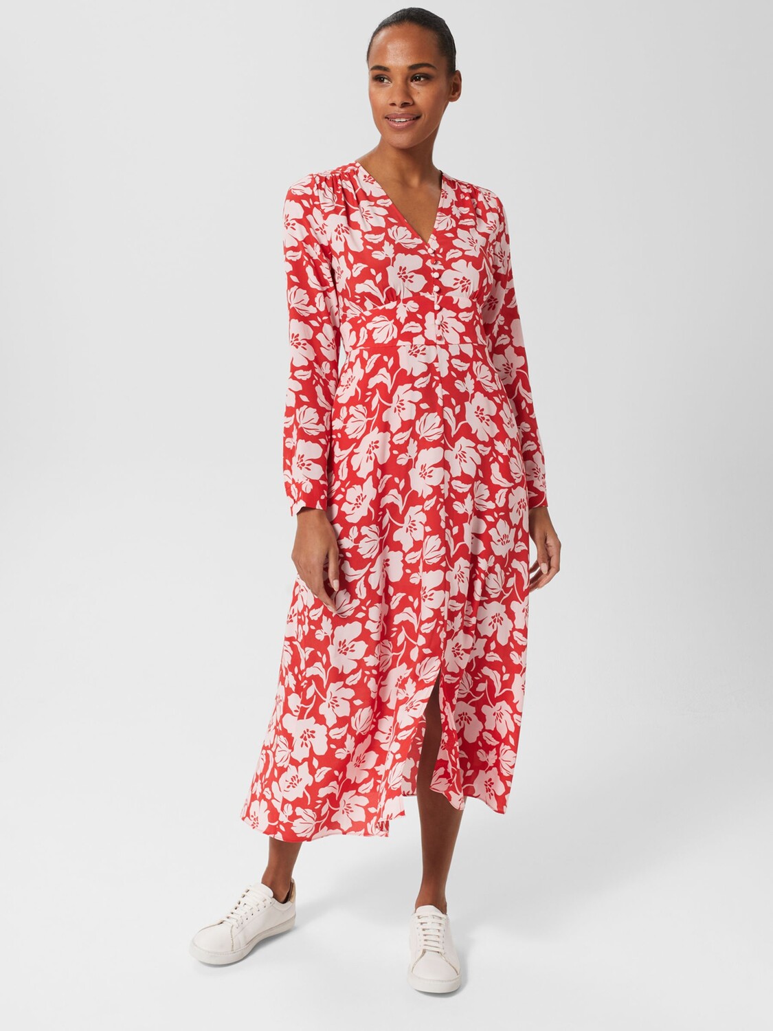 

Платье Hobbs Petite Allison, красное, Красный