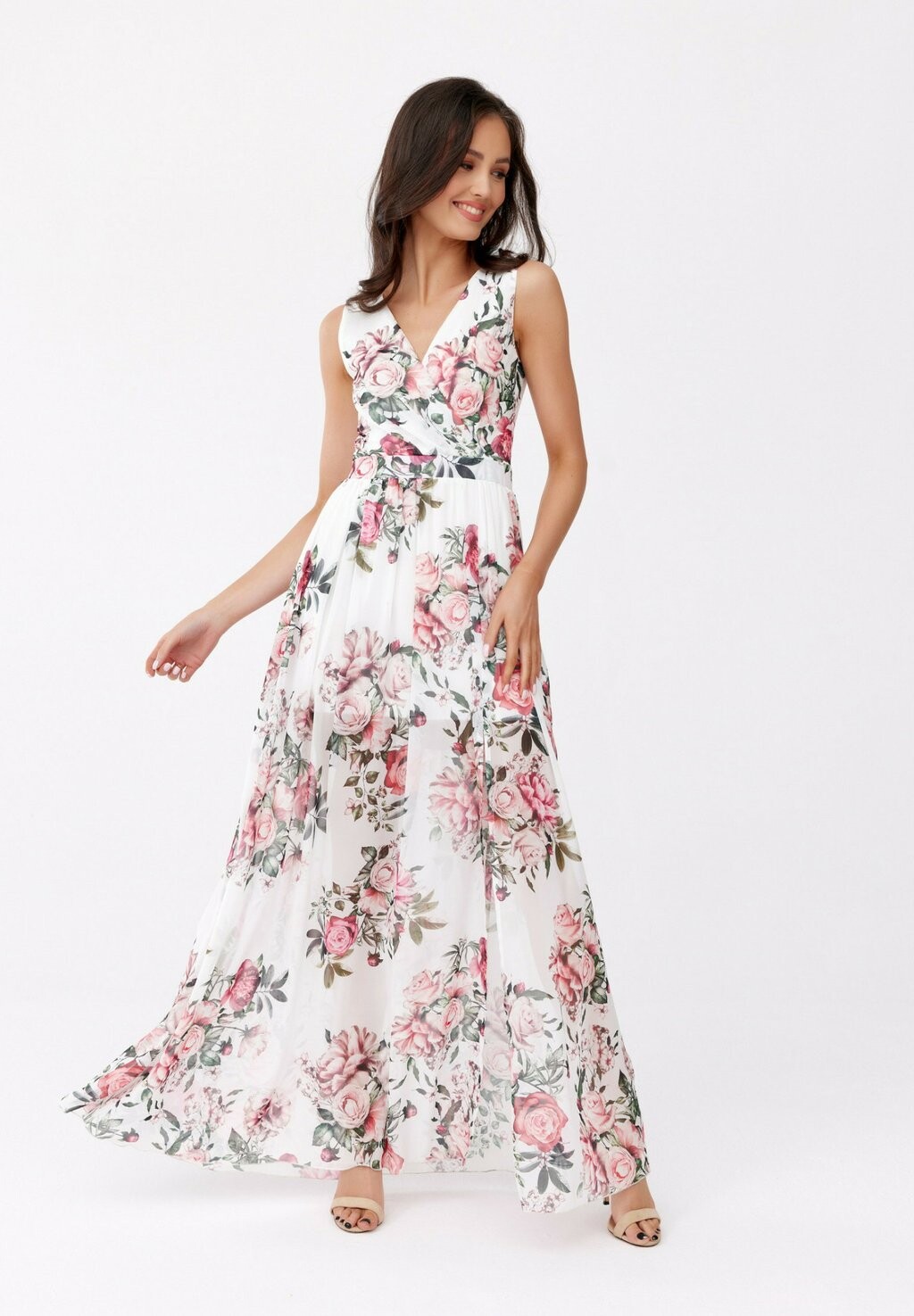 

Длинное платье Roco Fashion, мультиколор