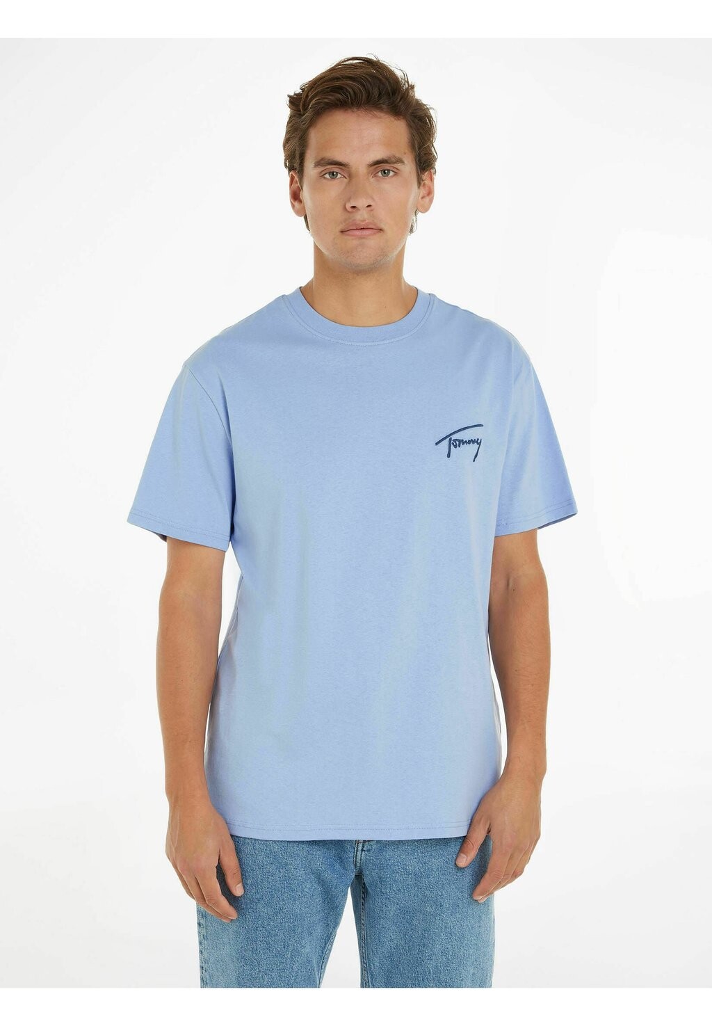 

Футболка базовая TJM REG SIGNATURE EXT Tommy Jeans, цвет bleu (50)
