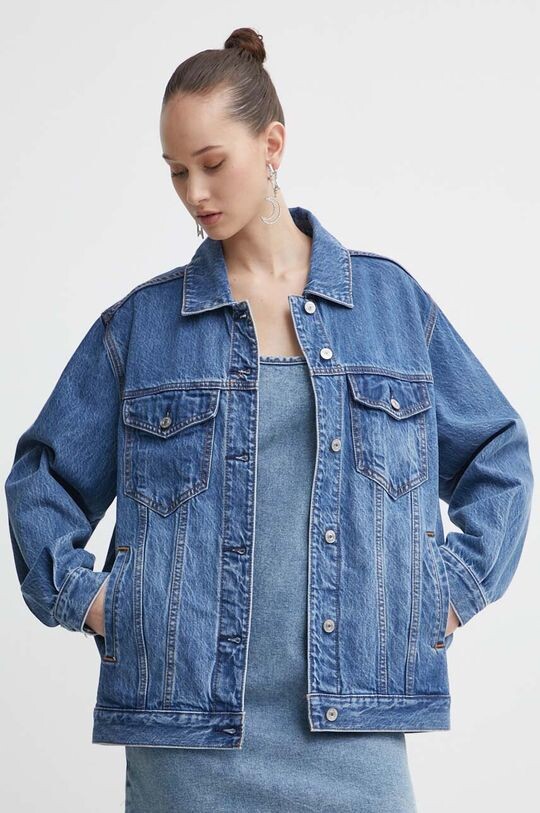 

Джинсовая куртка Abercrombie & Fitch, синий