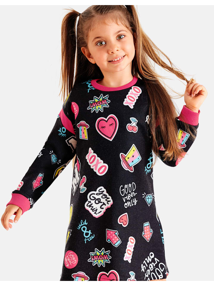 

Платье Denokids Good Vibes, цвет multicolor