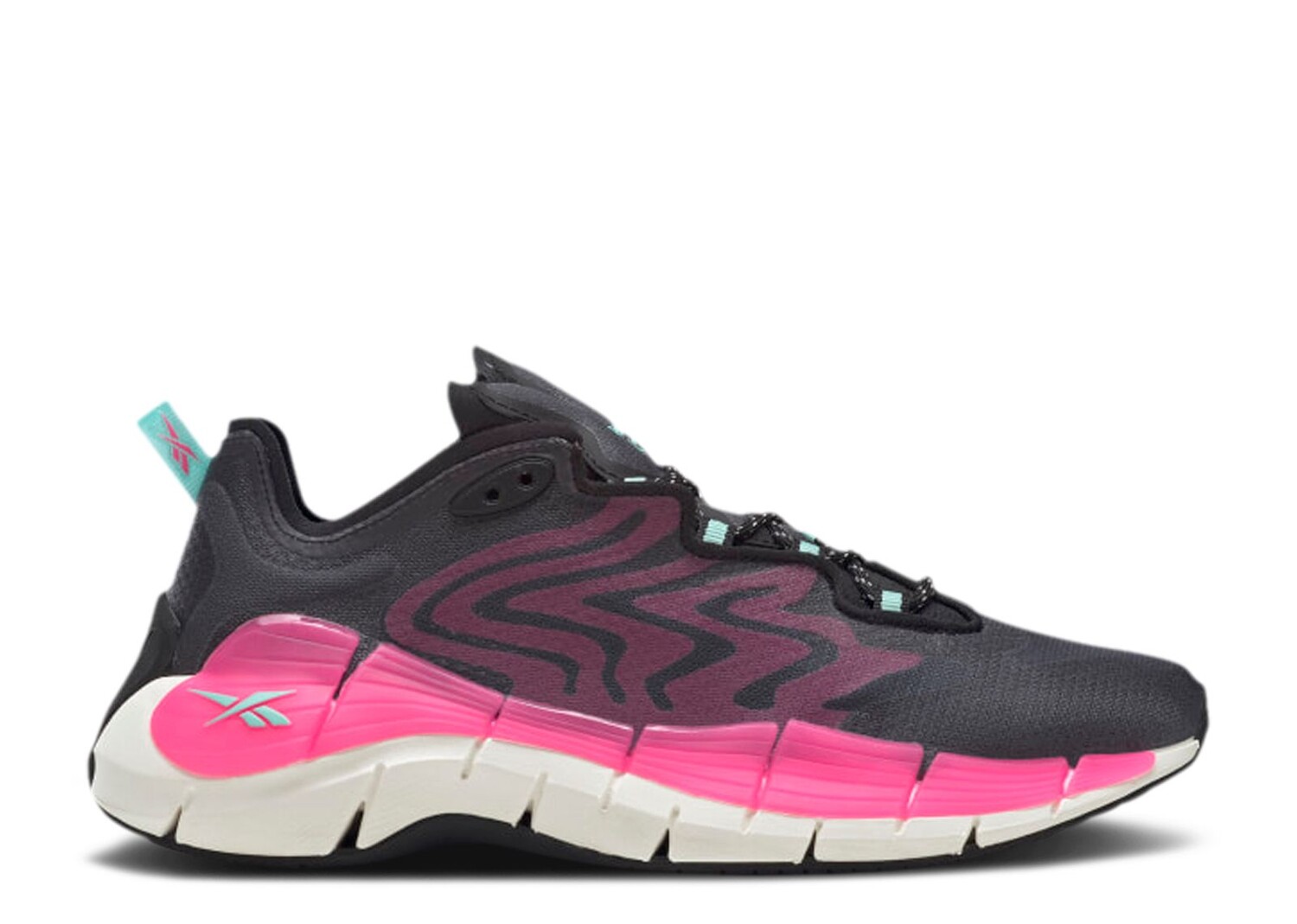 

Кроссовки Reebok Wmns Zig Kinetica 2 'Black Atomic Pink', черный