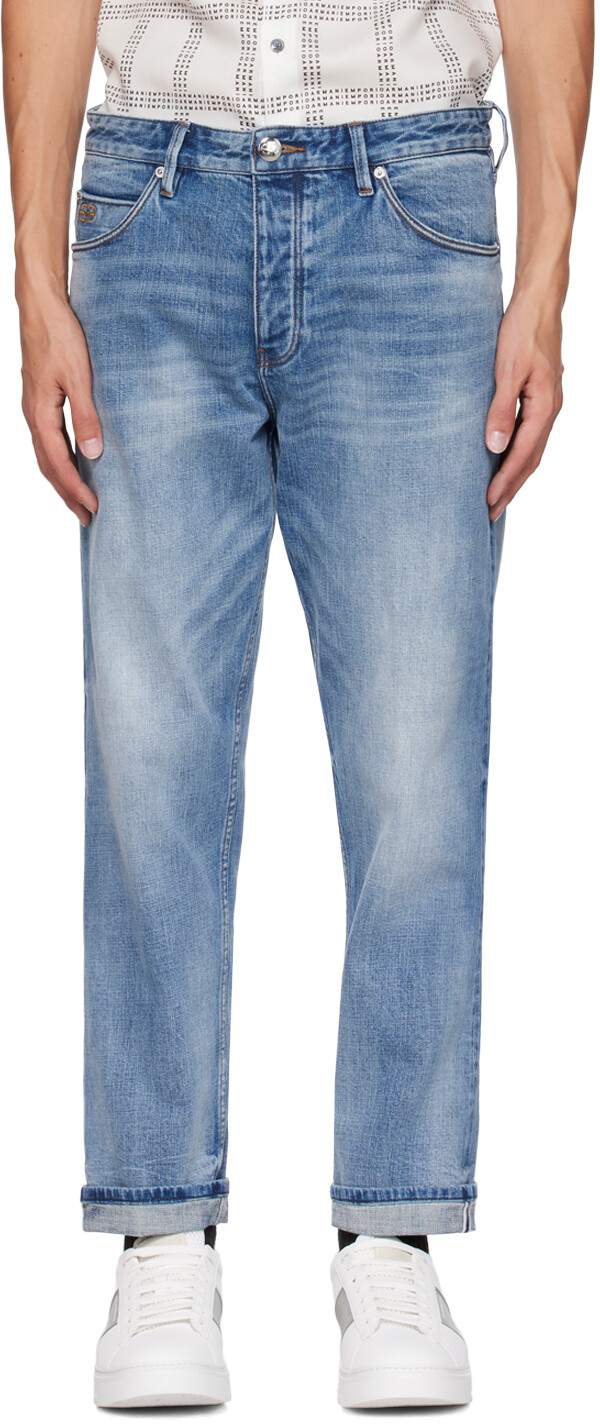 

Синие джинсы J69 Светлые Emporio Armani