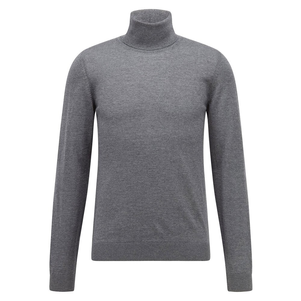 

Свитер BOSS Musso-P High Neck, серый