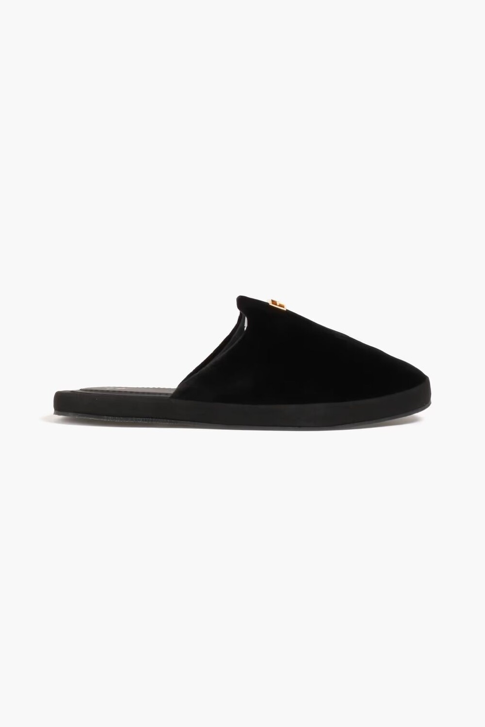 

Бархатные тапочки Therese 05 с аппликациями Giuseppe Zanotti, черный