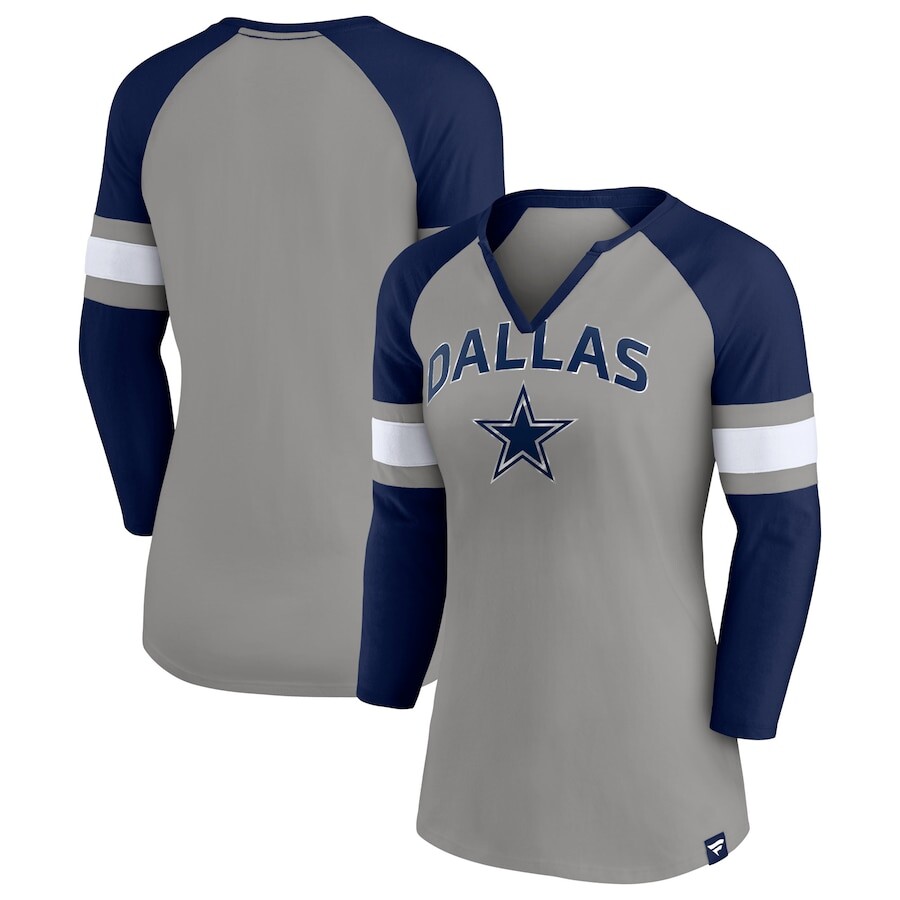 

Футболка с длинным рукавом Fanatics Branded Dallas Cowboys, серый