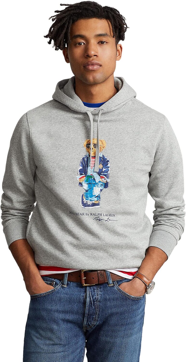 

Флисовая толстовка Polo Bear Polo Ralph Lauren, цвет Grey Bear