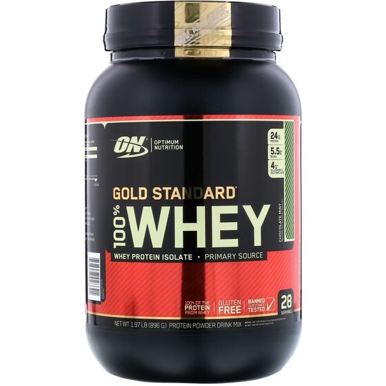 

Протеиновый порошок Optimum Nutrition Gold Standard 1 Whey со вкусом шоколадной мяты, 896г