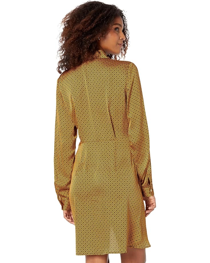 Платье Michael Kors Button-Down Tie Dress, цвет Marigold