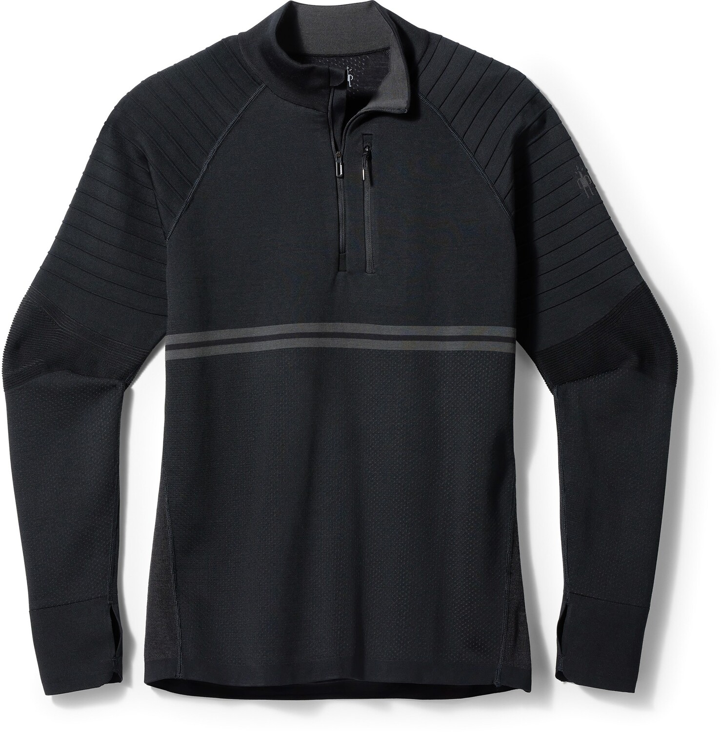

Пуловер Intraknit Merino Tech с молнией в четверть, мужской Smartwool, черный