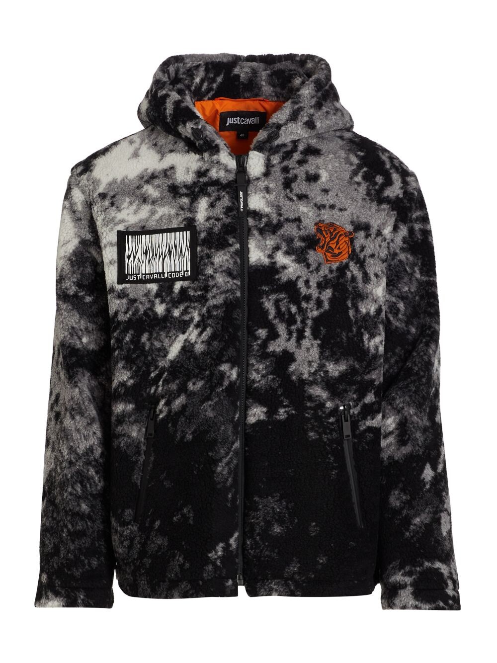 

Спортивная куртка из искусственной шерпы Just Cavalli, черный