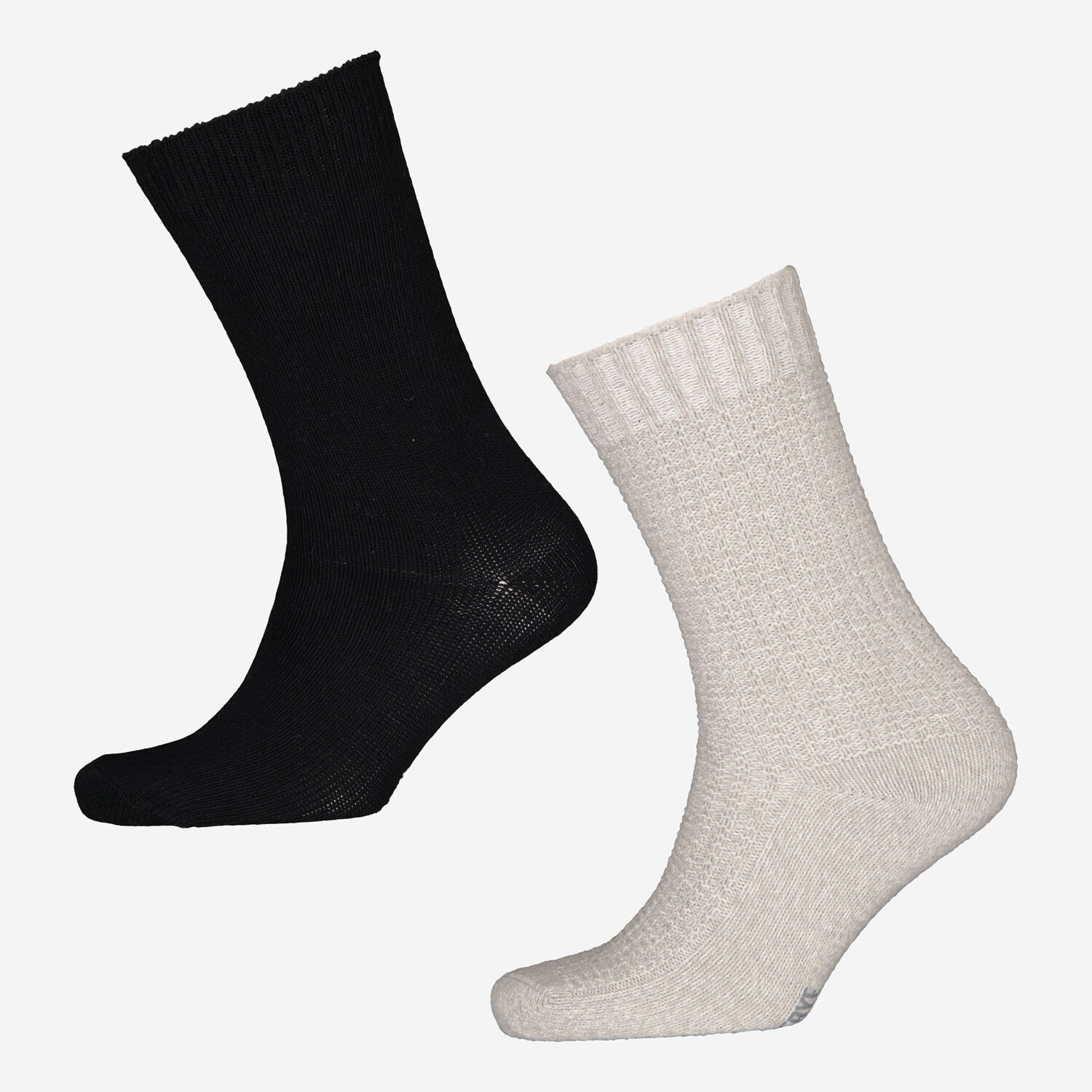 Комплект из 2 черных и серых носков Frye