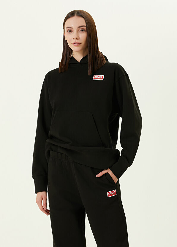 

Черный свитшот с логотипом paris Kenzo
